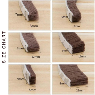 Ron lông nheo cạnh cửa lông chống ồn ngăn bụi cửa sổ và cửa đi trong Gia đình