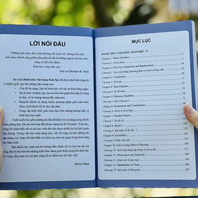 Combo sách Đánh thức tài năng toán học 5 và 50 thủ thuật toán ( 2 cuốn ), sách kiến thức toán học lớp 5 lớp 6 - Hiệu sách Genbooks