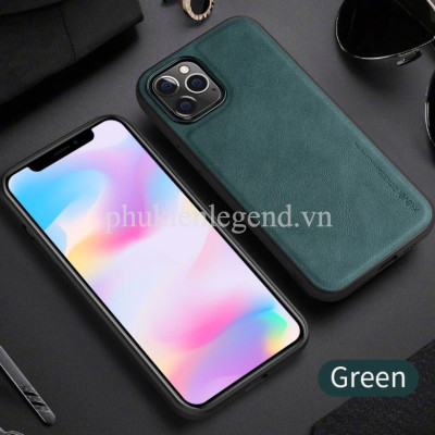 ỐP LƯNG DA cho iPhone 13 Pro Max , 13 Pro, 13 , 12 Pro Max , 12 , 12 Pro , 11 Pro Max , 11 Pro , 11 ốp viền dẻo hiệu X-level - Hàng chính hãng