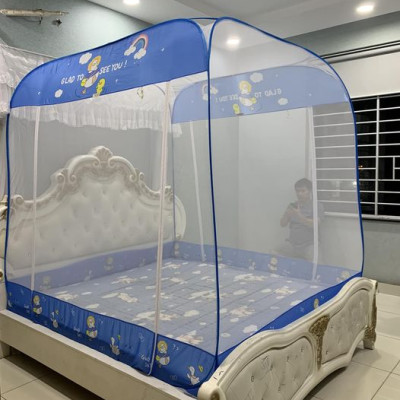 Màn Chụp Đỉnh Vuông Cao Cấp Mộc Miên ( Hình thật )