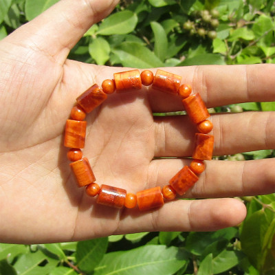 Vòng Tay Gỗ Huyết Long Thấu Quang Đốt Trúc TOKDODO