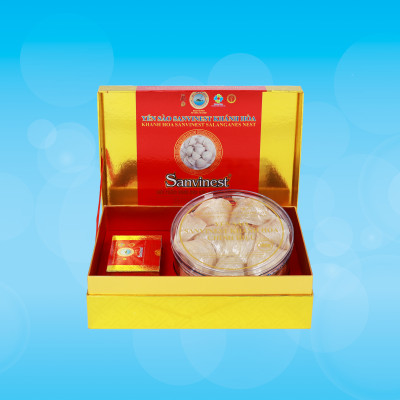 Yến sào Sanvinest Khánh Hòa chính hiệu nguyên tổ sơ chế 100g - S210