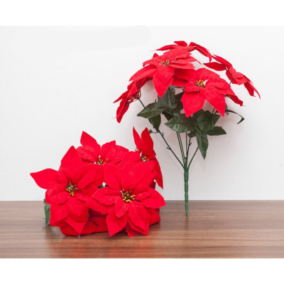 Chậu cây hoa trạng nguyên giả - cao 50cm - 4 bông - Cây giả, hoa lụa trang trí nhà cửa