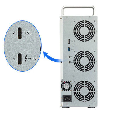 Thiết bị lưu trữ DAS TerraMaster D8-332 8-bay hàng chính hãng