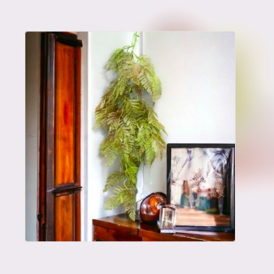 Cụm lá rủ giả, dây leo trang trí, cụm lá treo tường trang trí ban công nhà cửa, nhà hàng, quán ăn