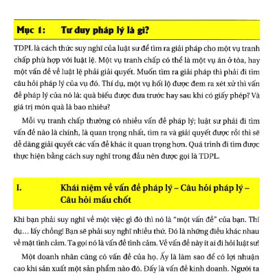 Tư Duy Pháp Lý Của Luật Sư (Tái Bản 2024)