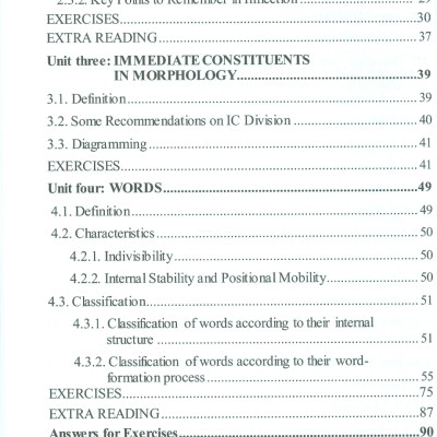 Hình Thái Học Tiếng Anh