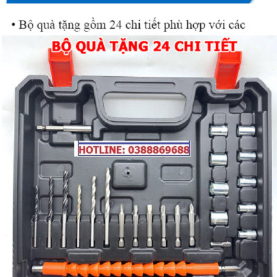(LOẠI I) Máy Khoan Bê Tông và Bắt Vít 36V