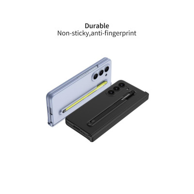 Ốp Lưng Cho Galaxy Z FOLD 6 Có Bản Lề Bảo Vệ , Kèm Bút Và Kính Cường Lực Mặt Trước - BUM STORE GALAXY CASE