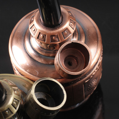 Tẩu thuốc lọc bằng nước nhựa cứng cao cấp màu đồng, lọc khói cực đẹp (MÀU GIAO NGẪU NHIÊN)