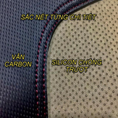 Thảm Taplo xe Kia Seltos 2020 2021 Mẫu Da Carbon Cao Cấp