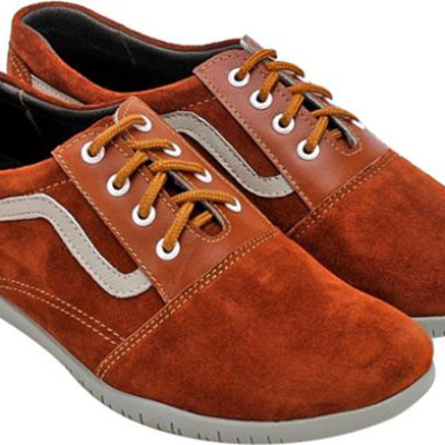 Giày Nam Thể Thao Đế Xu Cột Dây Huy Hoàng HT7747 - Da Bò