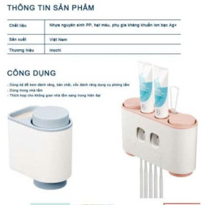 Kệ treo bàn chải đánh răng đa năng Nachi phong cách tối giản mang lại không gian gọn gàng cho phòng tắm nhà bạn