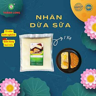 NGUYÊN LIỆU LÀM BÁNH TRUNG THU - NHÂN SỮA DỪA 1 KG - THÀNH LONG - VIỆT NAM