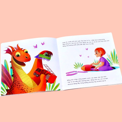 Sách cho bé - "Bí Kíp Luyện Rồng" - Cùng Rồng Nhỏ Học Điều Hay - Trọn bộ 8 cuốn - Sách tranh