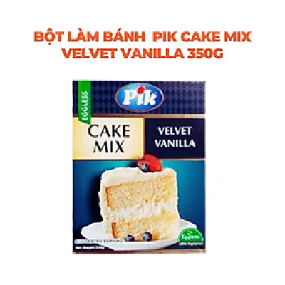 Bột làm bánh PIK CAKE MIX VELVET VANILLA 350G