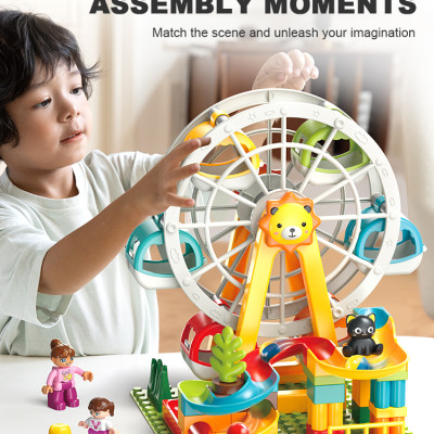 FEELO - 2327 - Lắp Ráp Khu Vui Chơi Gấu Con (81 Chi Tiết)