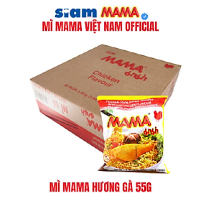 THÙNG 30 GÓI - MÌ MAMA HƯƠNG GÀ 55G