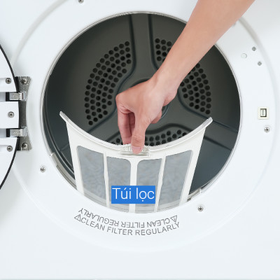 Máy sấy thông hơi Aqua 7 Kg AQH-V700F.W - Hàng Chính Hãng - Chỉ Giao Hồ Chí Minh