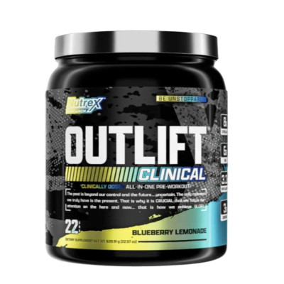 [Chính hãng] Nutrex Outlift Pre-Workout (22 liều),Tăng Sức Mạnh Sức Bền Trước Tập, Bổ Sung Citrulline, BCAA, Creatine