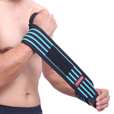 Băng Quấn Bảo Vệ Cổ Tay GYM  Wrist Cao Cấp 60x8cm (1 Đôi)