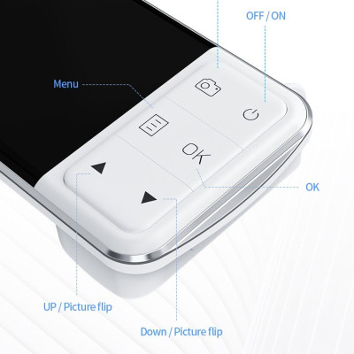 ROGTZ - Camera Nội Soi Tai Mũi Họng Màn Hình 4.5Inches Chụp Ảnh Ghi Hình Full HD 1080p Ống Soi 3.9mm 6 LED Làm Sạch Ráy Tai Dễ Sử Dụng Tiện Lợi Chăm Sóc Sức Khỏe Gia Đình Hỗ Trợ Nhiều Ngôn Ngữ  Lưu Trữ Hình Ảnh Video Pin Sạc Li-ion Hàng Chính Hãng