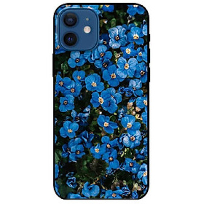 Ốp lưng dành cho Iphone 12 - 12 Pro - 12 Pro Max - 13 Mini - 13 - 13 Pro - 13 Pro Max - Hoa Đậu Biếc - Hàng Chính Hãng
