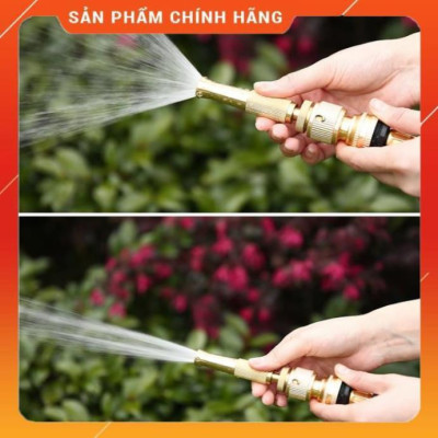 Bộ dây vòi xịt nước ️ , tăng áp 3 lần, loại 7m, 10m 206587đầu đồng,cút đồng,