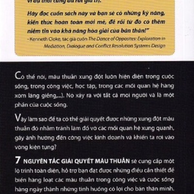 7 NGUYÊN TẮC GIẢI QUYẾT MÂU THUẪN - VL