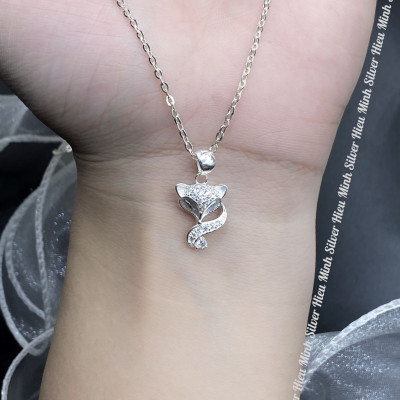 Dây Chuyền Bạc Nữ Mặt Hồ Ly Bạc Hiểu Minh DMD546