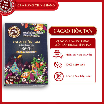 Combo 3 Yêu Thích Cà Phê Hòa Tan, Cacao Hòa Tan Và Trà Chanh Hòa Tan Nguyên Chất Vị Thơm Ngon