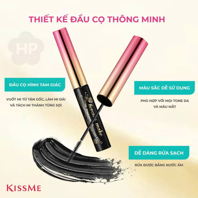Mascara Màng Film Không Trôi Chải Tơi Và Dầy Rậm Làn Mi Mỏng Kissme Heroine Make (4.5 G)