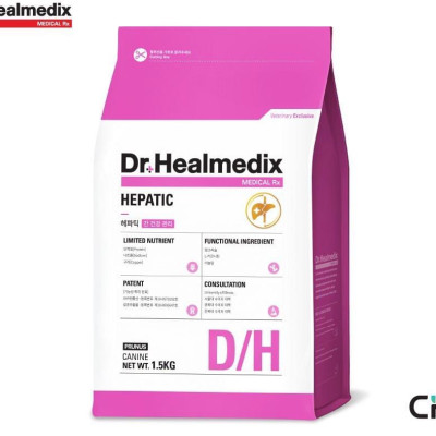 THỨC ĂN HẠT KHÔ HỖ TRỢ GAN CHO CHÓ DR. HEALMEDIX HEPATIC-MADE IN KOREA Túi 1.5kg Medical Rx