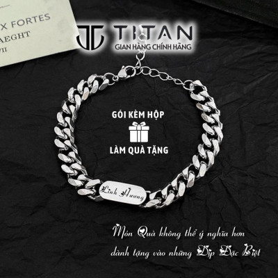 Vòng đôi Khắc Tên theo yêu cầu, vòng nam nữ lắc ngắn, quà tặng tình yêu cho bạn trai bạn gái, bạc