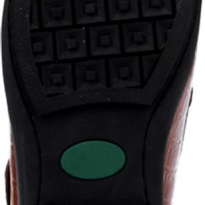 Giày Tây Nam Vân Cá Sấu Huy Hoàng HT7129 - Nâu