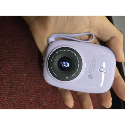 Sạc dự phòng POWER 10000 mAh, tích hợp 2 cổng sạc typeC+Ligh,màn hình LED, PD 22.5W, nhỏ gọn - tiện lợi, BH 12 tháng