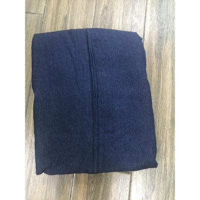 Áo chống nắng nữ toàn thân vải bò jean 2 lớp dáng xòe không xẻ sau che kín chân thoáng mát mẫu mới 2022