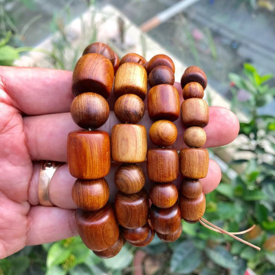 Vòng tay Bách Xanh đốt trúc (BH628) Mùi thơm ngọt - Phú Quý và trường tồn - Bracelet of HAHANCO