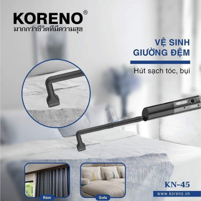 Máy hút bụi đa năng cầm tay gia đình koreno KN-45 tiếng ồn nhỏ lực hút mạnh hàng chính hãng