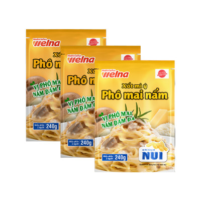 Combo 3 Gói Xốt Mì Ý Nhiều Vị - Nisshin Seifun Welna Shop
