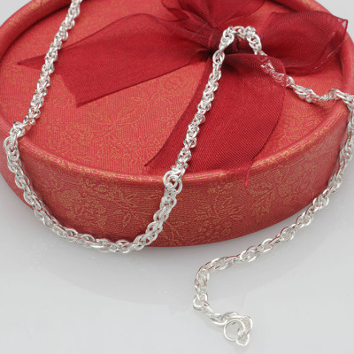 Dây Chuyền Trẻ Em Bằng Bạc Ta - Bạc Hiểu Minh DTE037