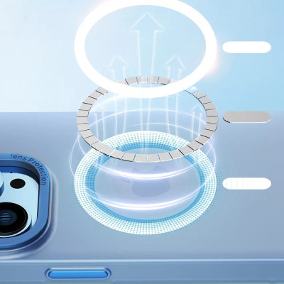 Ốp lưng chống sốc cho iPhone 14 Pro Max (6.7 inch) hỗ trợ sạc Maqsafe hiệu WIWU PC Ultra-thin Frosted Magnetic Case (mặt lưng nhám mờ, gờ bảo vệ Camera 0.5mm) - hàng nhập khẩu