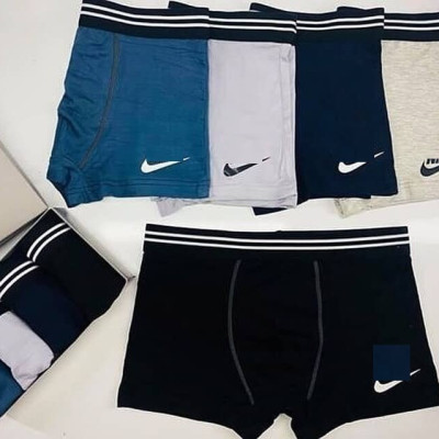 Hộp 3 Chiếc Quần Lót Nam Đùi Cạp sọc Cotton Thun Siêu Mềm Mát màu ngẫu nhiên