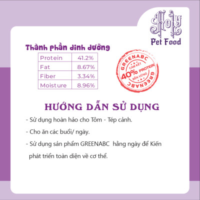 Thức ăn TÔM TÉP kiểng, Shrimp Food - Protein trên 40%, kích màu, dễ tiêu hóa - hộp 68g