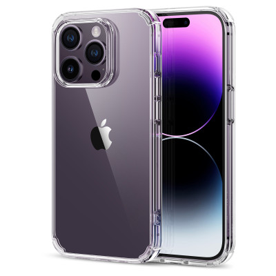 Ốp Lưng dành cho iPhone 14 / 14 Plus/ 14 Pro / 14 Pro Max ESR Krystec Clear Case Siêu Trong Suốt Chống Ố Vàng - Kèm Combo Kính Cường Lực Màn Hình và Camera- Hàng Chính Hãng