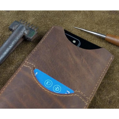 Bao Da Rút cho điện thoại Note20 Ultra, S22 Ultra, S21 Plus, Note 10 Plus Da Bò Thật may máy cao cấp