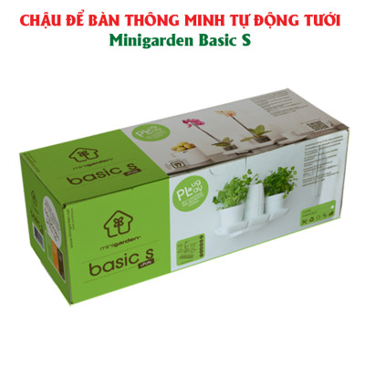 Chậu Cây Tự Dưỡng Thông Minh nhập khẩu Bồ Đào Nha giúp cây trồng tự động tưới, tự bón phân và dành cho người bận rộn nhưng yêu thiên nhiên