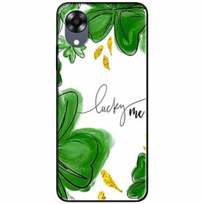 Ốp lưng cho Oppo A15 - A15S - A17 - A17K - A57 4G - A94 5G - A95 5G - Bốn Lá May Mắn - Hàng Chính Hãng