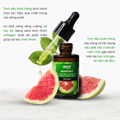 Tinh dầu dưỡng mọc tóc cao cấp độc quyền Damode Grapefruit Hair Serum chai 30ml