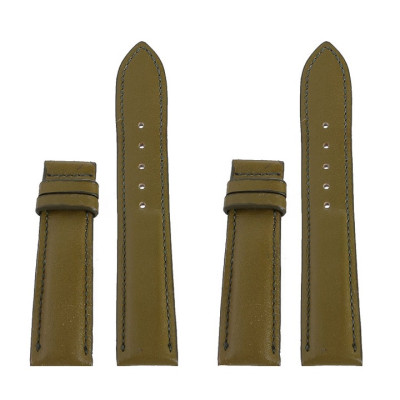 HJ8123-24-25 - Dây đồng hồ Huy Hoàng da bò size 16, 18, 20 màu rêu, xám, xanh da